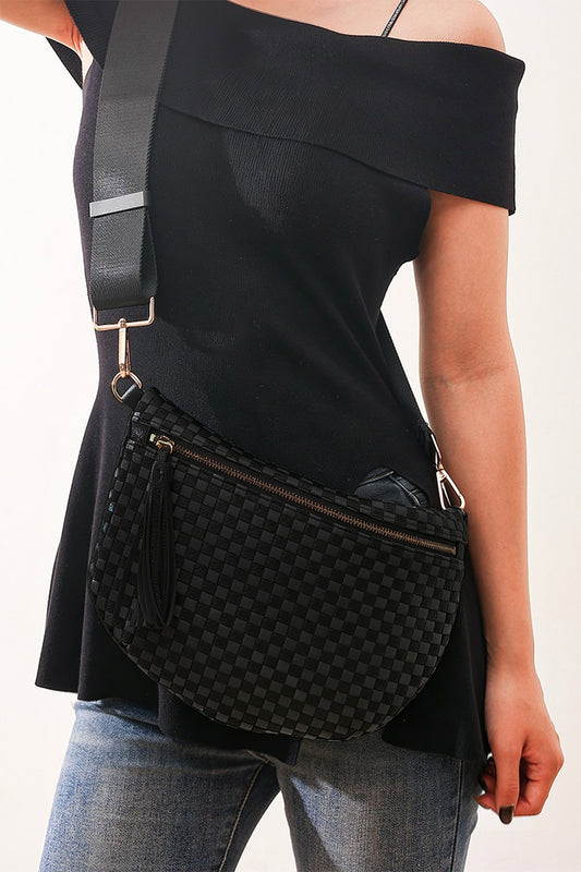 The Harper Checkered Crossbody